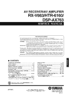 Yamaha HTR-6160 - Service Manual 